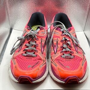 Pre-owned Brooks Women's Athletic Shoes in Pink and Orange